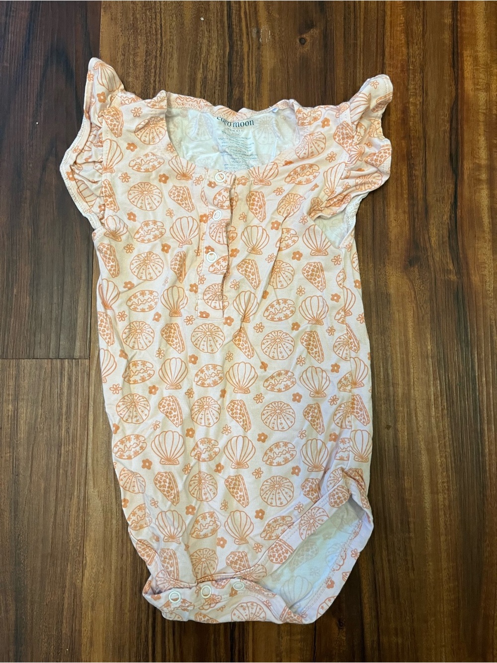 Cocomoon Hawaii Seashell Onesie 6-12m